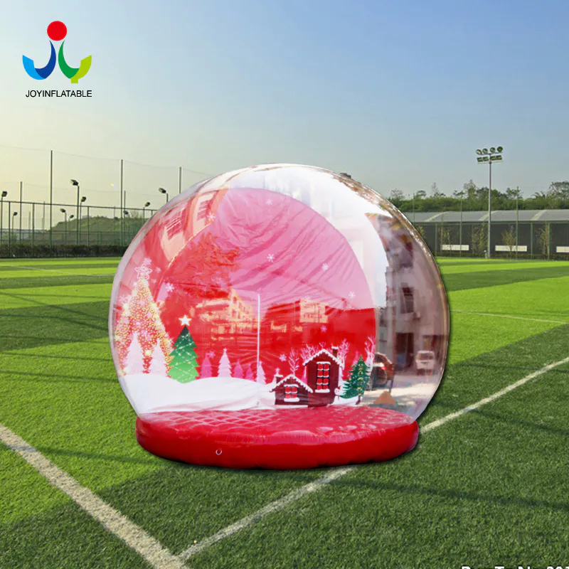 Giant Outdoor Inflatable Christmas Decorations Snow Globe Ball For Advertising