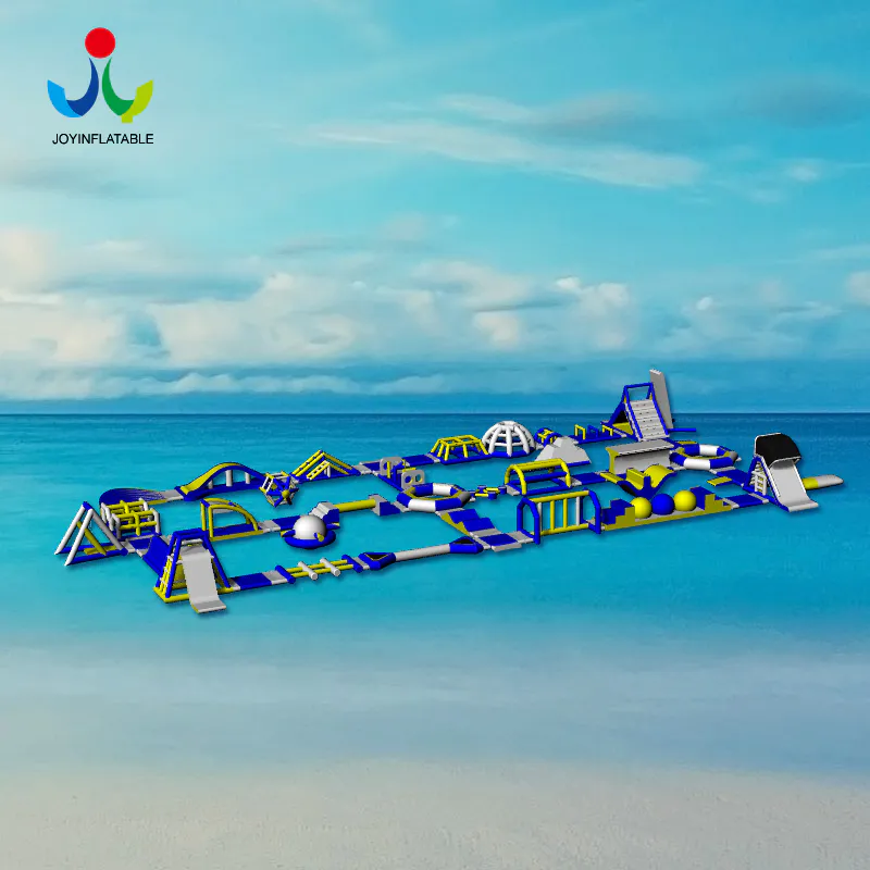 Outdoor Inflatable Aqua Island Park For the Water Sea