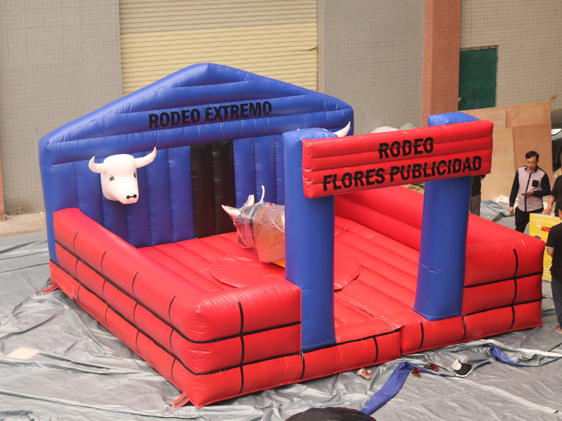 inflatable rodeo bull pool