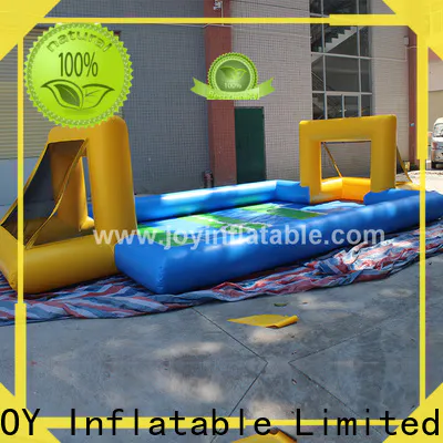 JOY inflatable Customized giant inflatable soccer field supply for water soap sport event