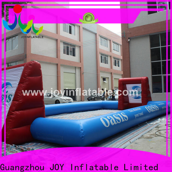 JOY Inflatable soccer field inflatable price for water soap sport event