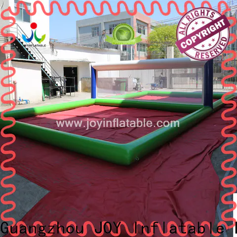 JOY Inflatable Latest blow up volleyball court price for river