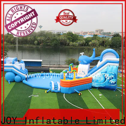 JOY Inflatable large inflatable water slides supplier for children