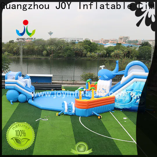 JOY Inflatable floating water park for sale company for kids