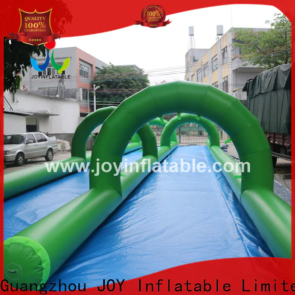 JOY Inflatable long slip and slides for sale supplier for kids