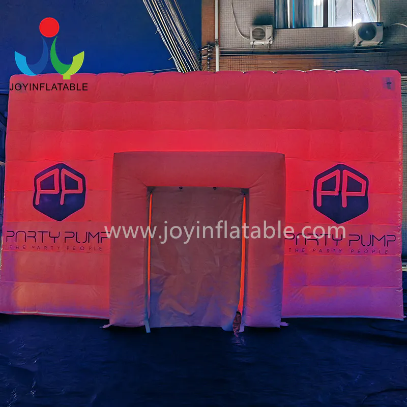 Large Cube Wedding Party LED Light Inflatable Tent