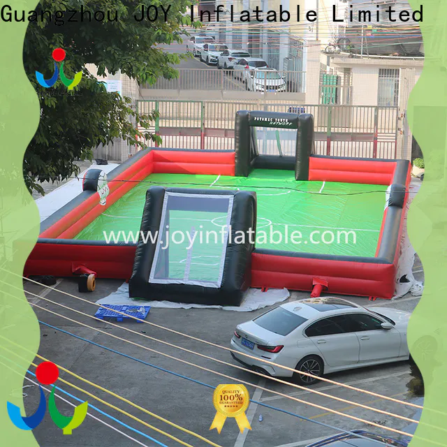 JOY Inflatable blow up soccer field supplier for water soap sport event