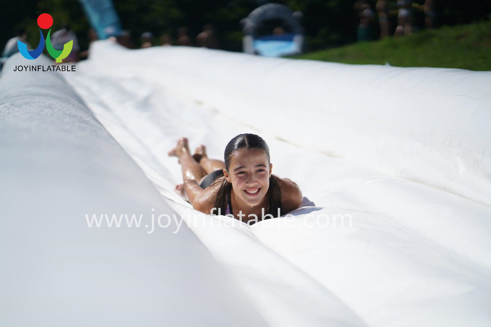 JOY Inflatable Custom blow up slip and slide factory for kids