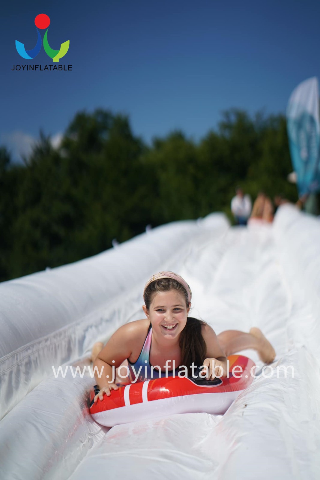 JOY Inflatable Custom blow up slip and slide factory for kids
