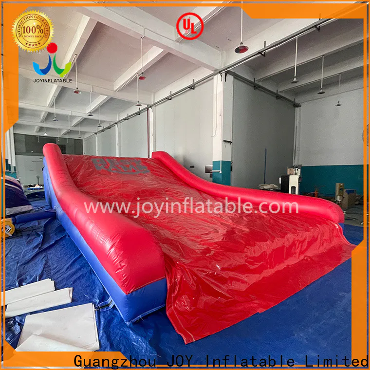 Quality inflatable bmx landing ramp factory price for skiing