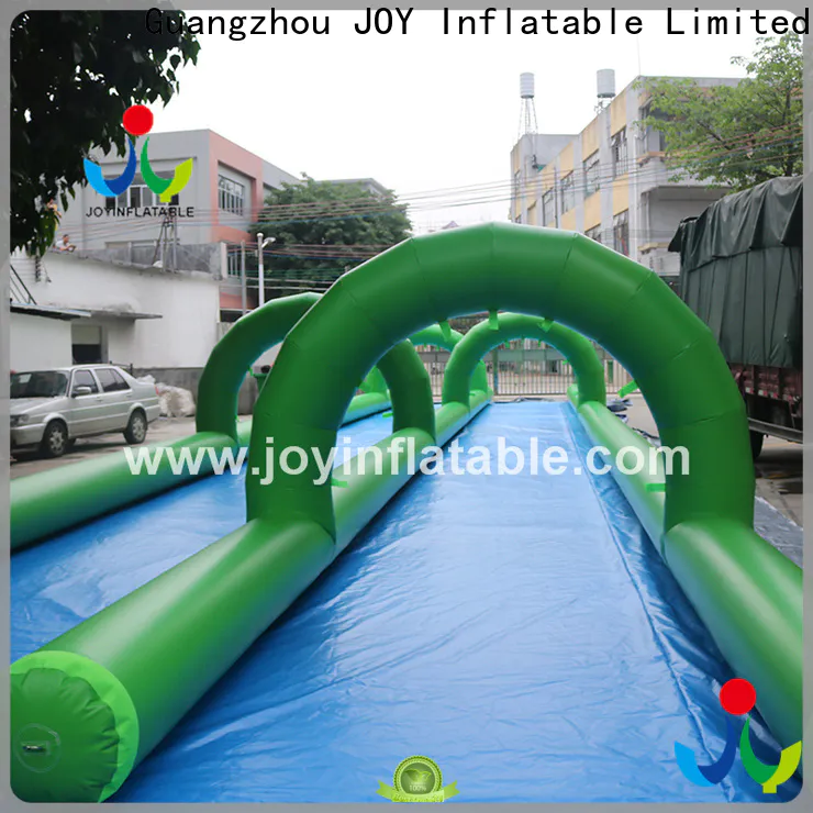 JOY Inflatable outdoor blow up water slides supplier for kids
