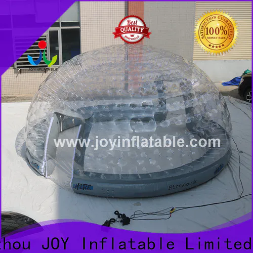 JOY Inflatable Custom made see through igloo tent supplier for children
