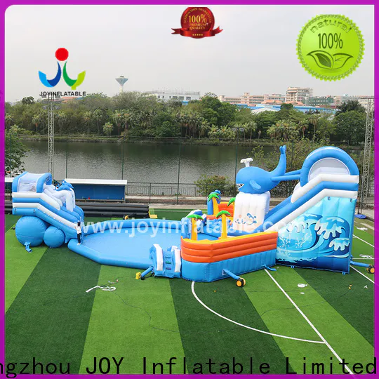 JOY Inflatable floating water trampoline supplier for outdoor