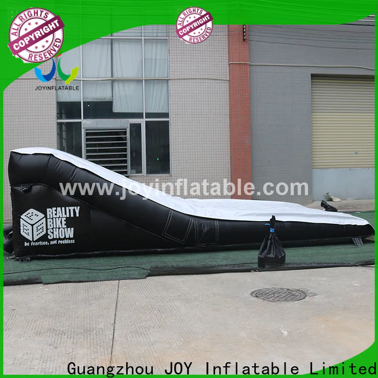 JOY Inflatable Professional bmx ramps for sale wholesale for skiing