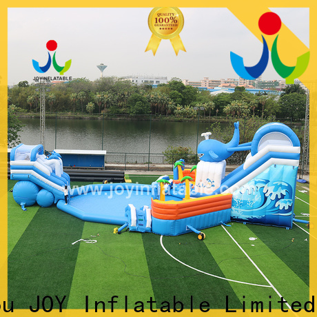 JOY Inflatable Top backyard water slides for adults factory for child