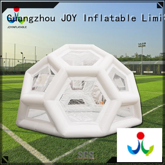 JOY inflatable bubble tent personalized for kids