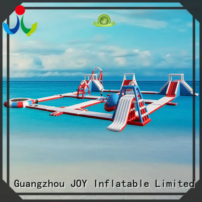 island inflatable lake trampoline with good price for kids